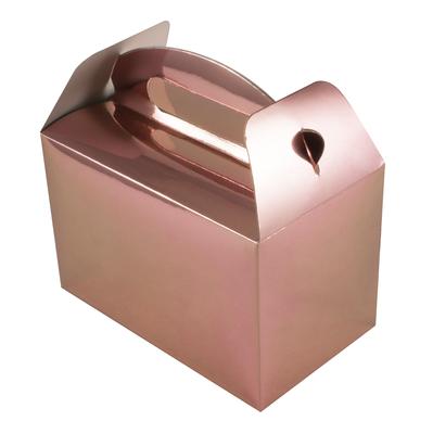 Oaktree Party Box 100mm x 154mm x 92mm 6pcs Metallic Rose Gold No.87 - Accessories